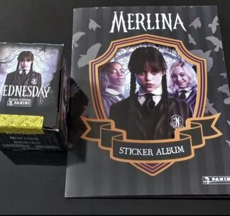 50 Panini Wednesday Sticker Packs (250 Stickers) + 1 album