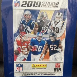 50 Panini 2019 NFL Sticker Packs (250 Stickers and 50 cards)