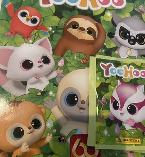 50 Panini Yoohoo Sticker Packs + 1 Album (250 Stickers)