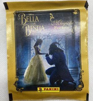 50 Panini Disney The Beauty And The Beast Sticker Packs
