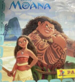 Panini Disney Moana Factory Sealed Sticker Box ( 50 Packs ) 250 Stickers