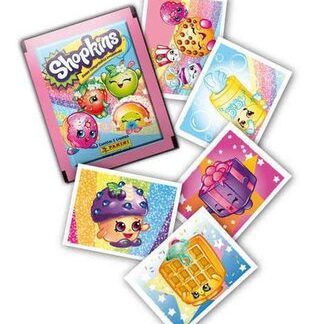 Panini Shopkins Sticker Album + 50 Sticker Packs (250 Stickers)