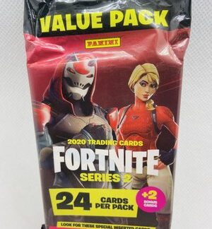 2020 Panini Fortnite Series 2 Value Fat Pack 24 Cards Per Pack +2 Rare Bonus
