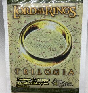 50 Lord Of The Rings Imagics Sticker Packs with Standee