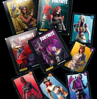 50 Panini Fortnite Black Frame Series 2019 Sealed Sticker Packs (250 Stickers)