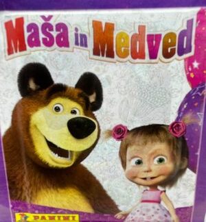 50 Panini Masha And The Bear Sticker Packs
