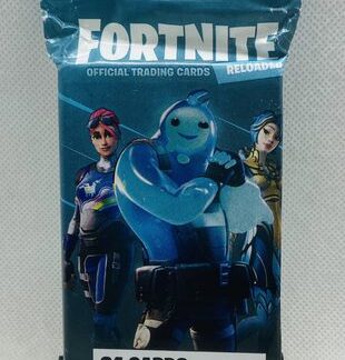 Panini Fortnite Reloaded Fat Blue Pack (24 Cards Per Pack)