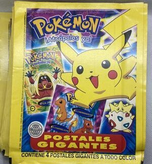 10 Pokemon Postcards Packs Navarrete