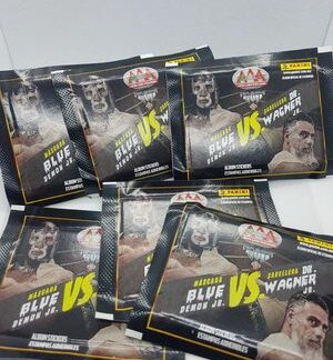 50 Panini Blue Demon Jr Vs Dr Wagner Jr Packs + Album AAA Wrestling Lucha Libre