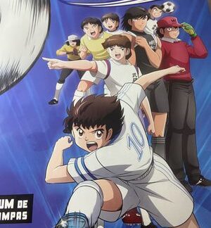 50 Panini Captain Tsubasa Packs ( 250 Stickers ) + Album ( Super Campeones )