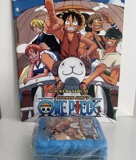 One Piece Sticker Album + 50 Sticker Packs Navarrete Nami Luffy Zoro