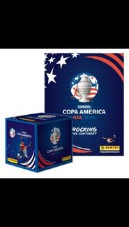 Panini Copa America USA 2024 Sticker Box + Album (50 Packs) Made In Brazil