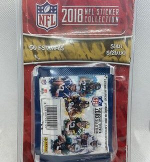 Panini NFL 2018 Sealed Blister Pack x10 Packs (50 Stickers )