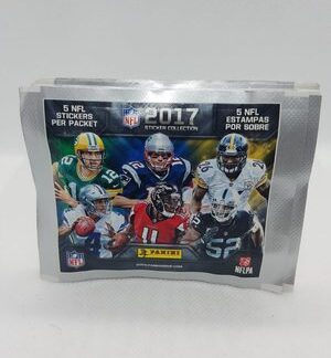 x50 Panini NFL 2017 Sticker Packs + Sticker Album (250 Stickers)