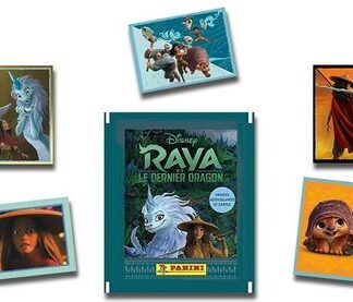 50 Panini Disney Raya the Last Dragon Sticker Packs (250 Stickers and Cards)