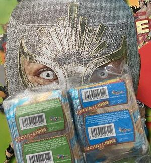 50 Imagics Lucha Libre Sticker Packs +1 Album (250 Stickers)